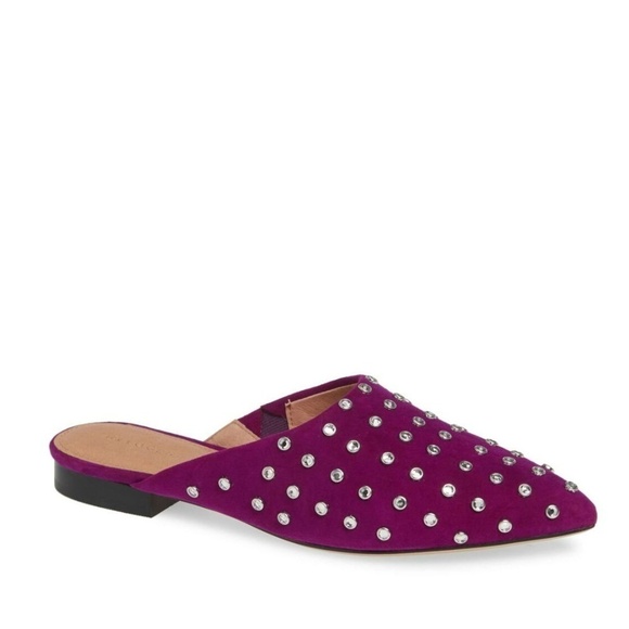 💕HALOGEN💕 Eva Jeweled Point Toe Mules - Picture 4 of 8